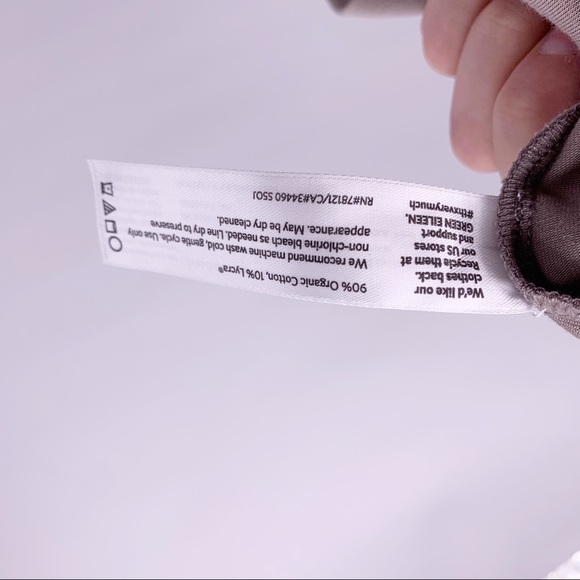 Eileen Fisher Light Brown Zip Up Jacket Sz PS - Picture 6 of 6